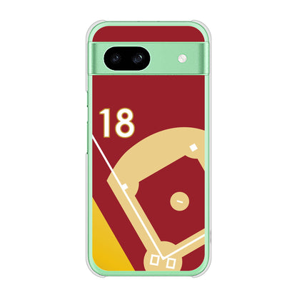 Google Pixel 8a 高画質仕上げ 背面印刷 ハードケースbaseball