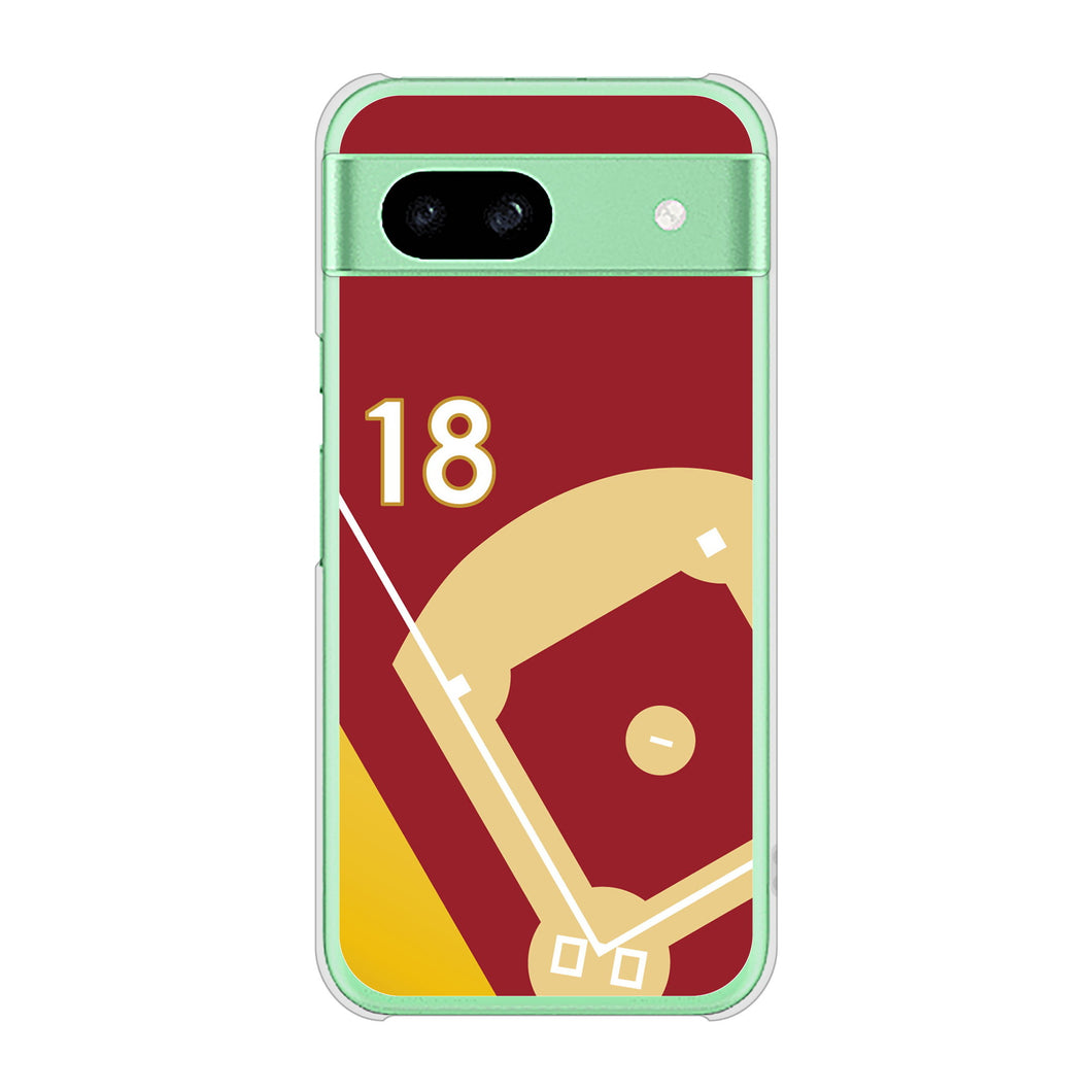 Google Pixel 8a 高画質仕上げ 背面印刷 ハードケースbaseball