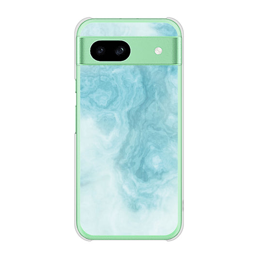 Google Pixel 8a 高画質仕上げ 背面印刷 ハードケース大理石BK