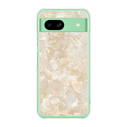 Google Pixel 8a 高画質仕上げ 背面印刷 ハードケース大理石BK
