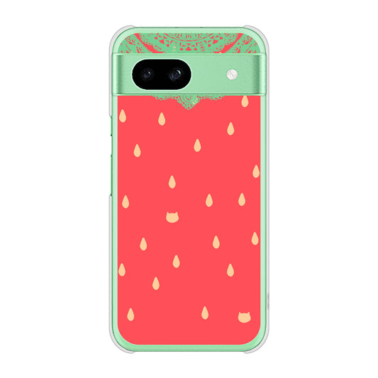 Google Pixel 8a 高画質仕上げ 背面印刷 ハードケース 【MI800 strawberry ストロベリー】