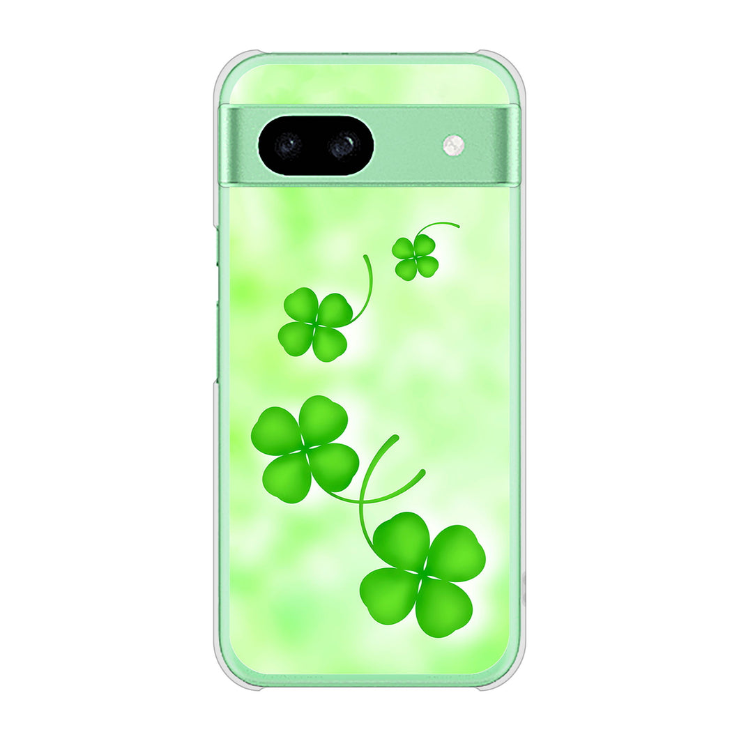 Google Pixel 8a 高画質仕上げ 背面印刷 ハードケース 【VA819 まいおりる幸運】