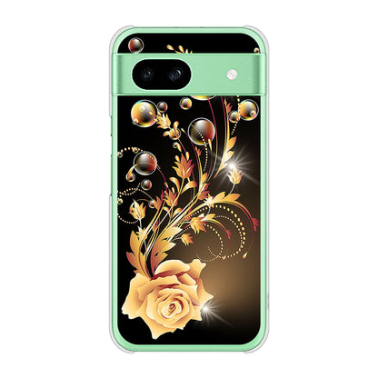Google Pixel 8a 高画質仕上げ 背面印刷 ハードケースロマンチックなバラ