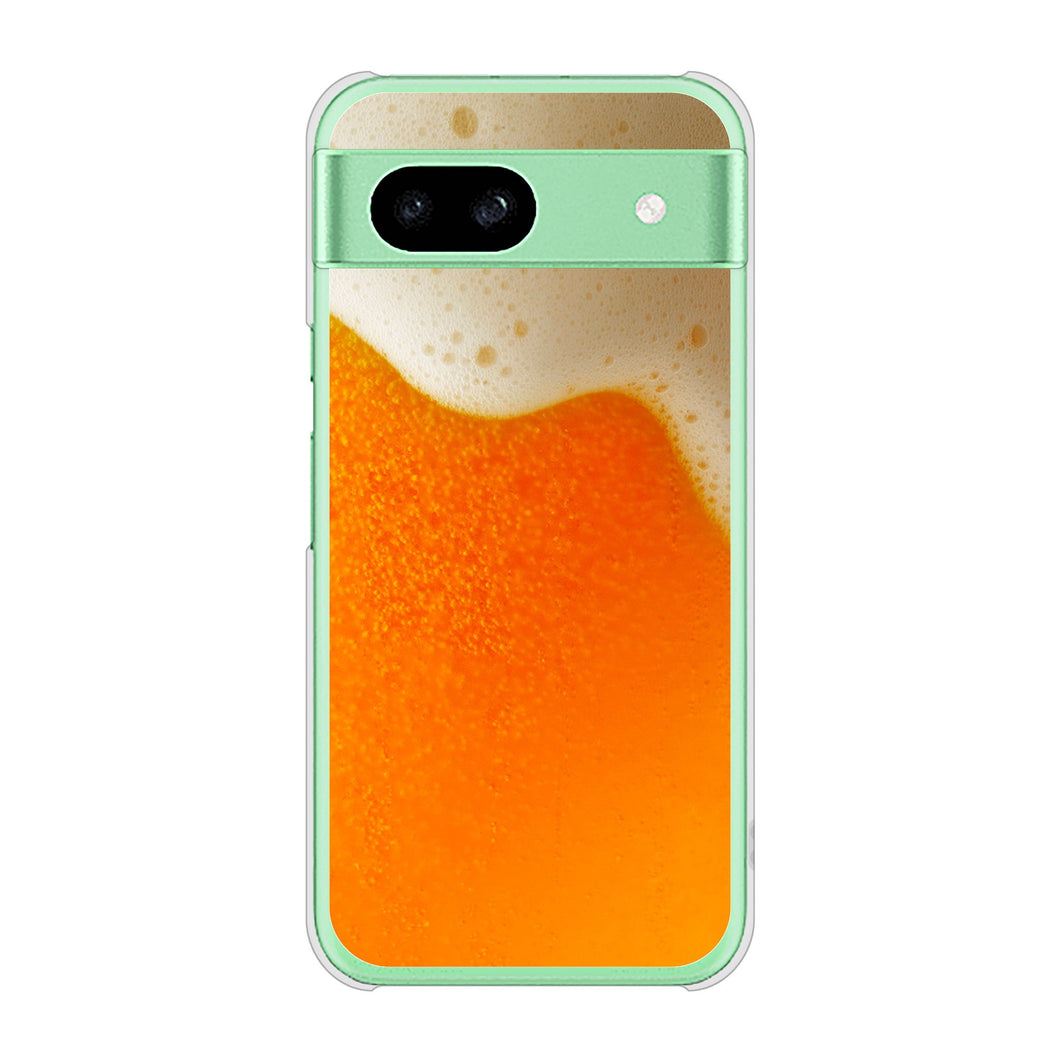 Google Pixel 8a 高画質仕上げ 背面印刷 ハードケース生ビール