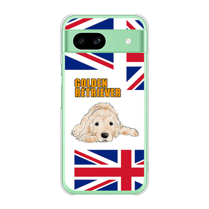 Google Pixel 8a 高画質仕上げ 背面印刷 ハードケースゴールデンレトリバー