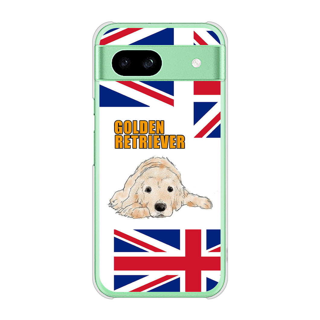 Google Pixel 8a 高画質仕上げ 背面印刷 ハードケースゴールデンレトリバー