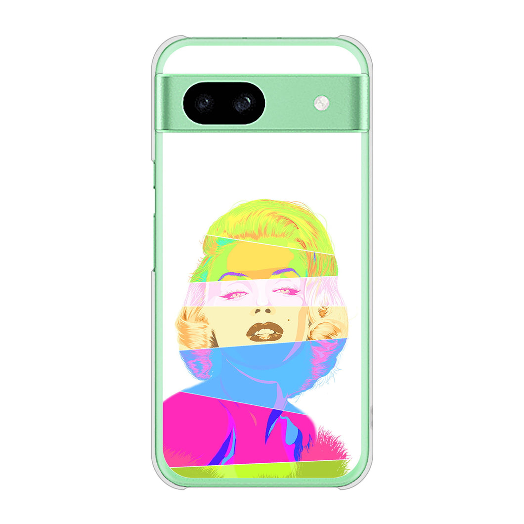 Google Pixel 8a 高画質仕上げ 背面印刷 ハードケースマリリンモンローデザイン