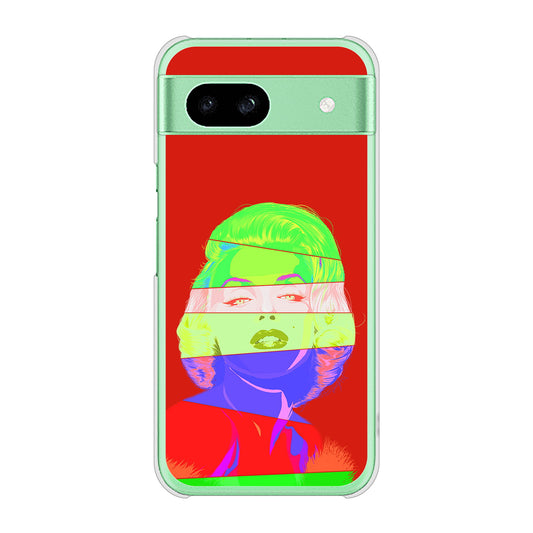 Google Pixel 8a 高画質仕上げ 背面印刷 ハードケースマリリンモンローデザイン