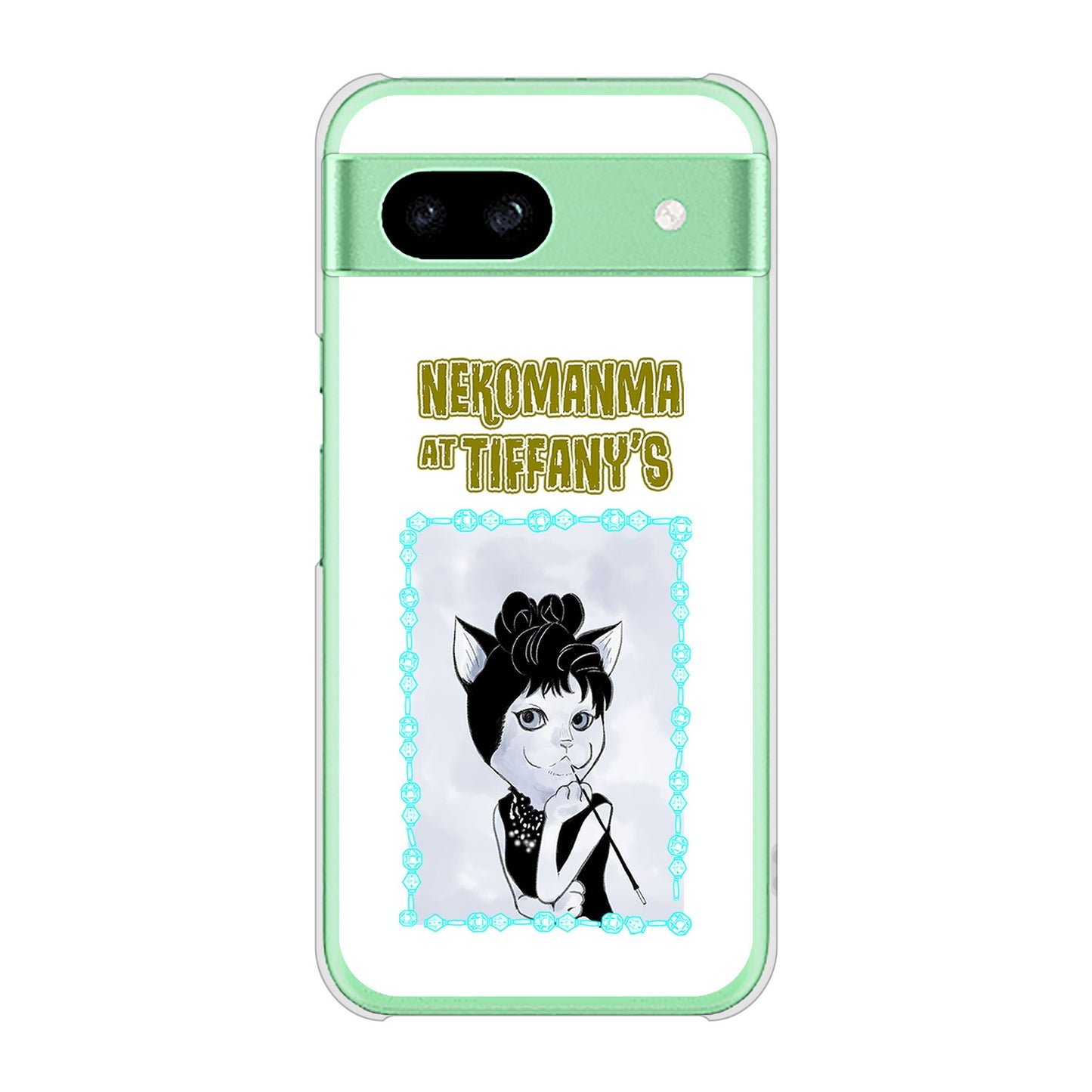 Google Pixel 8a 高画質仕上げ 背面印刷 ハードケースおしゃれにゃん