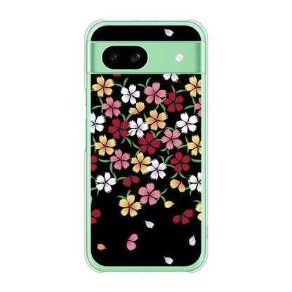 Google Pixel 8a 高画質仕上げ 背面印刷 ハードケース和花柄