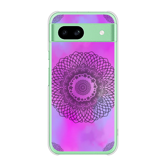 Google Pixel 8a 高画質仕上げ 背面印刷 ハードケース 【YJ344 レース】