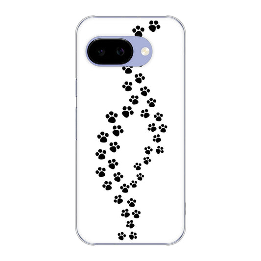 Google Pixel 9a 高画質仕上げ 背面印刷 ハードケース 【066 あしあと】