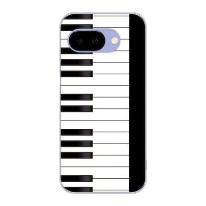 Google Pixel 9a 高画質仕上げ 背面印刷 ハードケースピアノ