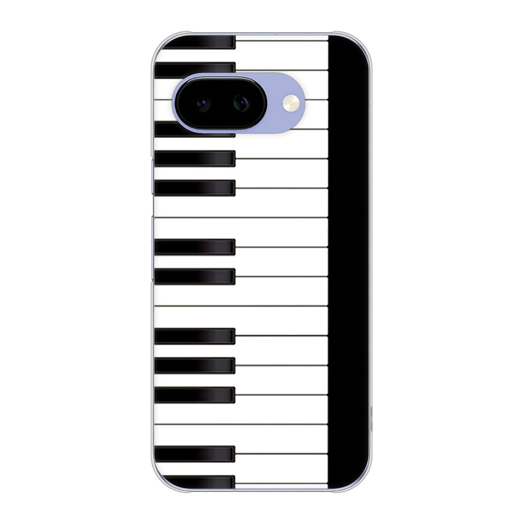 Google Pixel 9a 高画質仕上げ 背面印刷 ハードケースピアノ