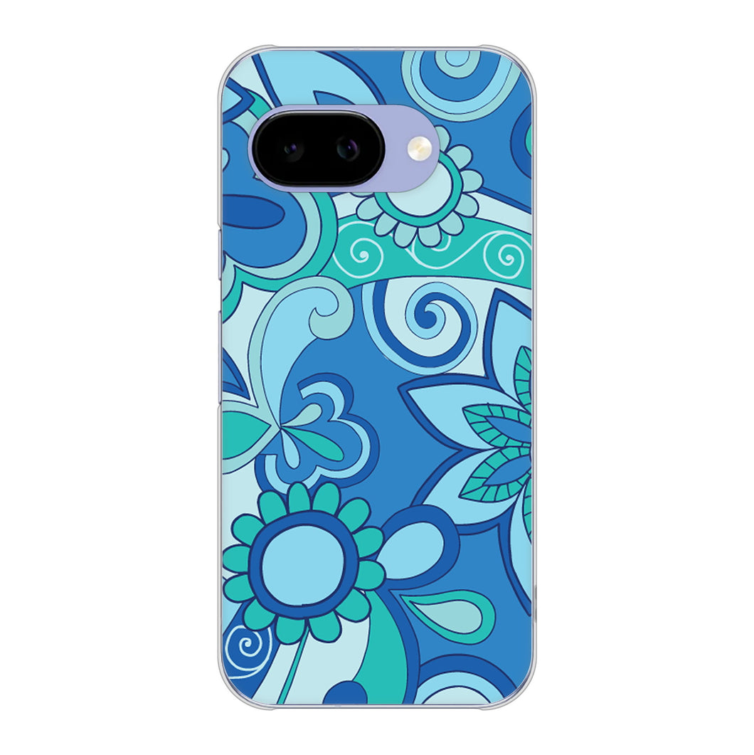 Google Pixel 9a 高画質仕上げ 背面印刷 ハードケース 【409 ブルーミックス】