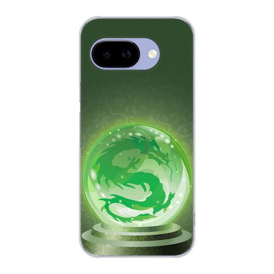Google Pixel 9a 高画質仕上げ 背面印刷 ハードケース 【439 水晶に浮かぶ龍】