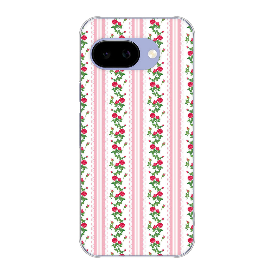 Google Pixel 9a 高画質仕上げ 背面印刷 ハードケースイングリッシュガーデン