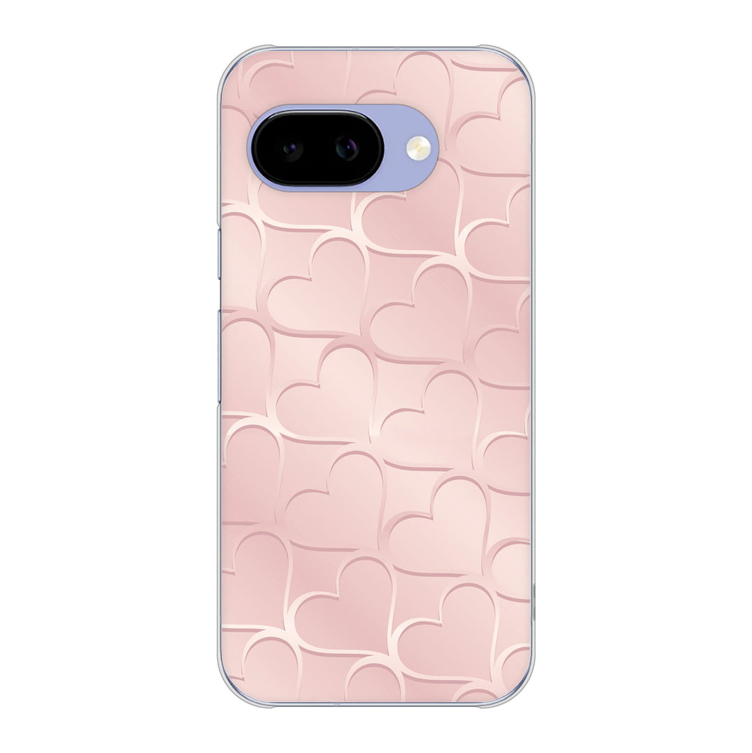 Google Pixel 9a 高画質仕上げ 背面印刷 ハードケースかくれハート