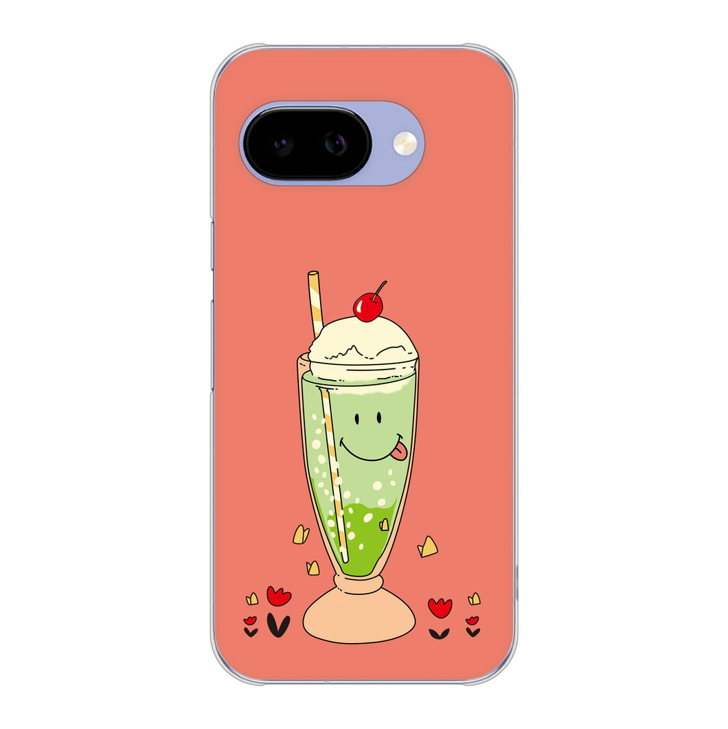 Google Pixel 9a 高画質仕上げ 背面印刷 ハードケーススイーツイラスト