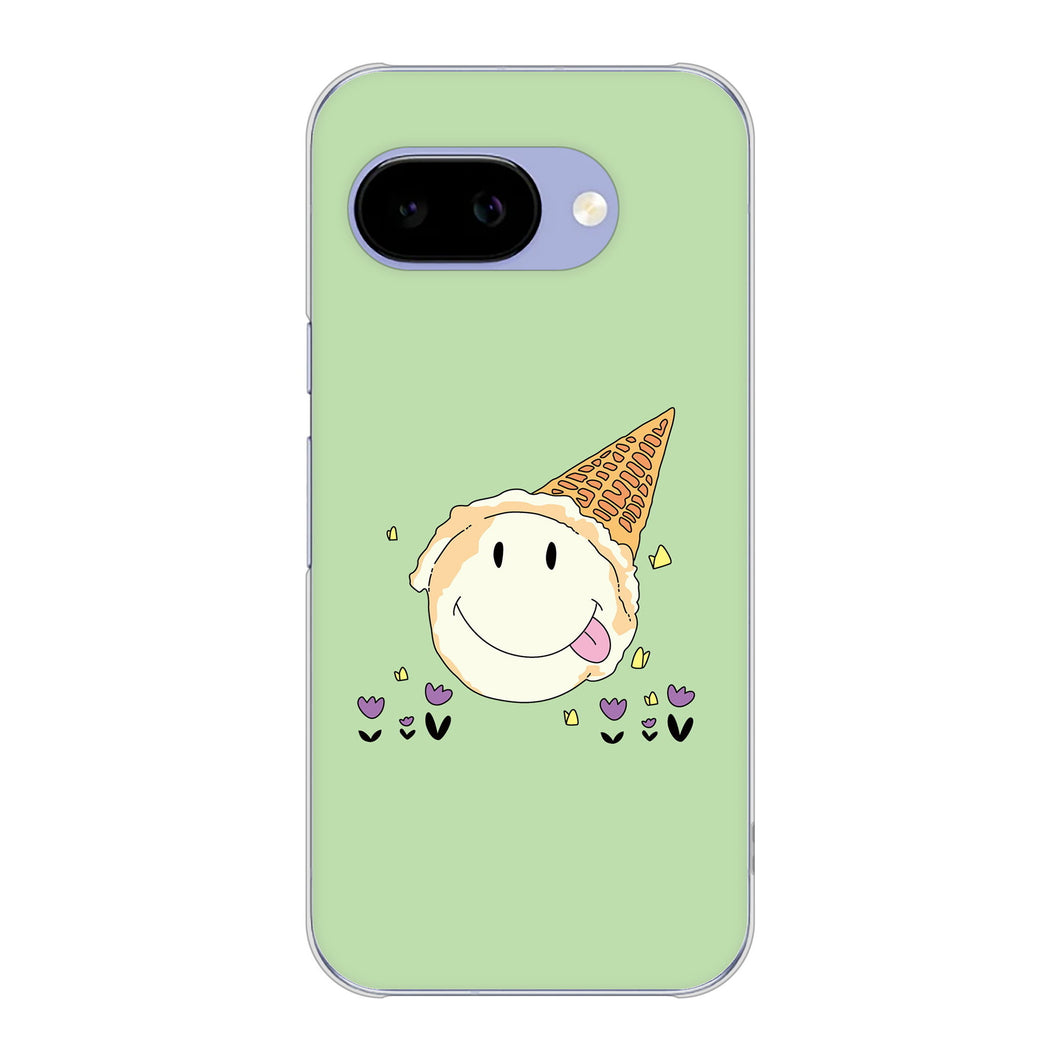 Google Pixel 9a 高画質仕上げ 背面印刷 ハードケーススイーツイラスト