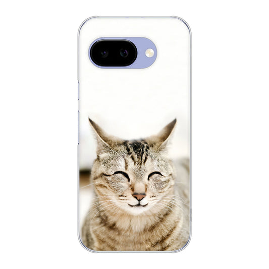 Google Pixel 9a 高画質仕上げ 背面印刷 ハードケース 【VA801 笑福ねこ】