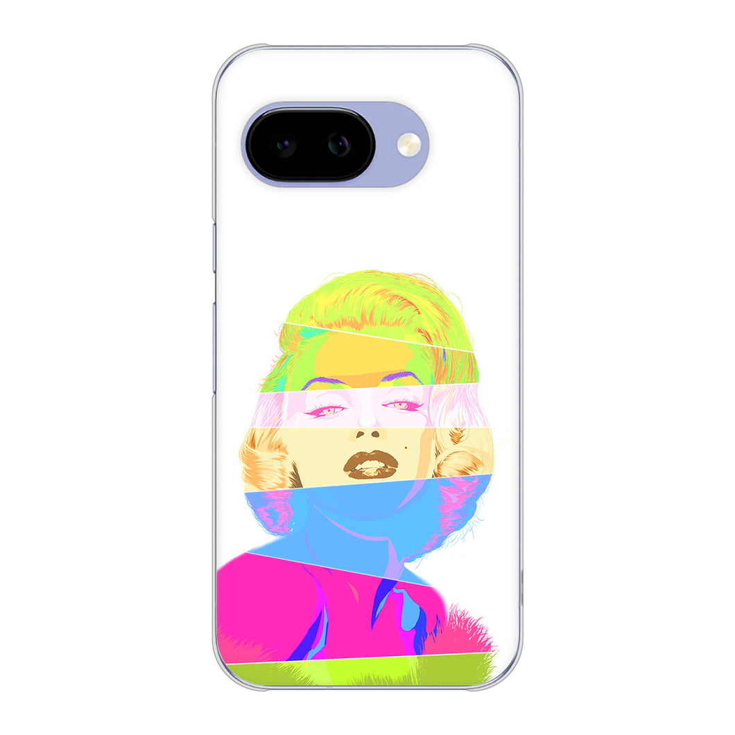 Google Pixel 9a 高画質仕上げ 背面印刷 ハードケースマリリンモンローデザイン