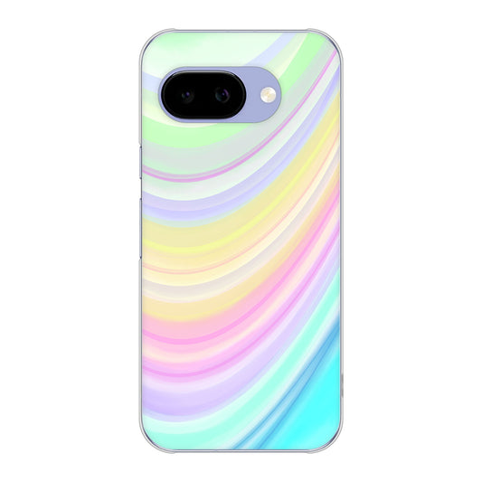 Google Pixel 9a 高画質仕上げ 背面印刷 ハードケースレインボー