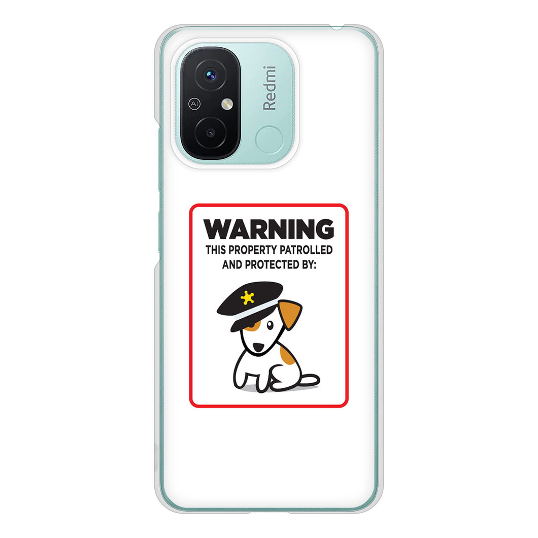 Xiaomi Redmi 12C 高画質仕上げ 背面印刷 ハードケース 【374 猛犬注意】