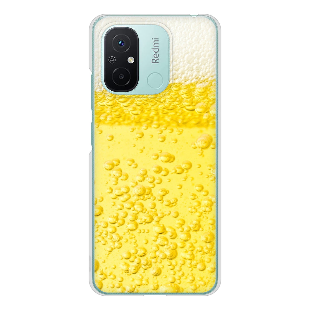 Xiaomi Redmi 12C 高画質仕上げ 背面印刷 ハードケース生ビール