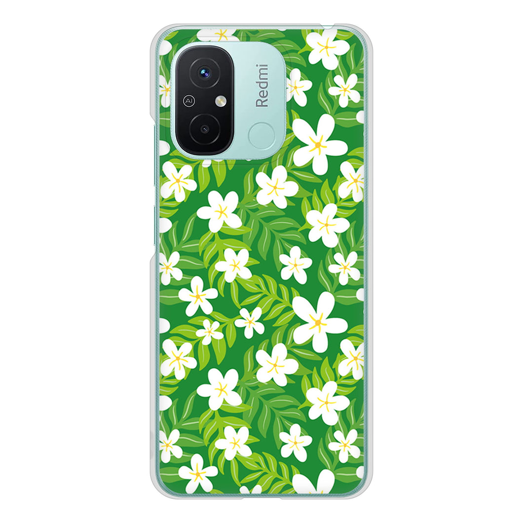 Xiaomi Redmi 12C 高画質仕上げ 背面印刷 ハードケース 【760 ジャスミンの花畑】