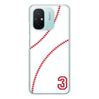 Xiaomi Redmi 12C 高画質仕上げ 背面印刷 ハードケースbaseball