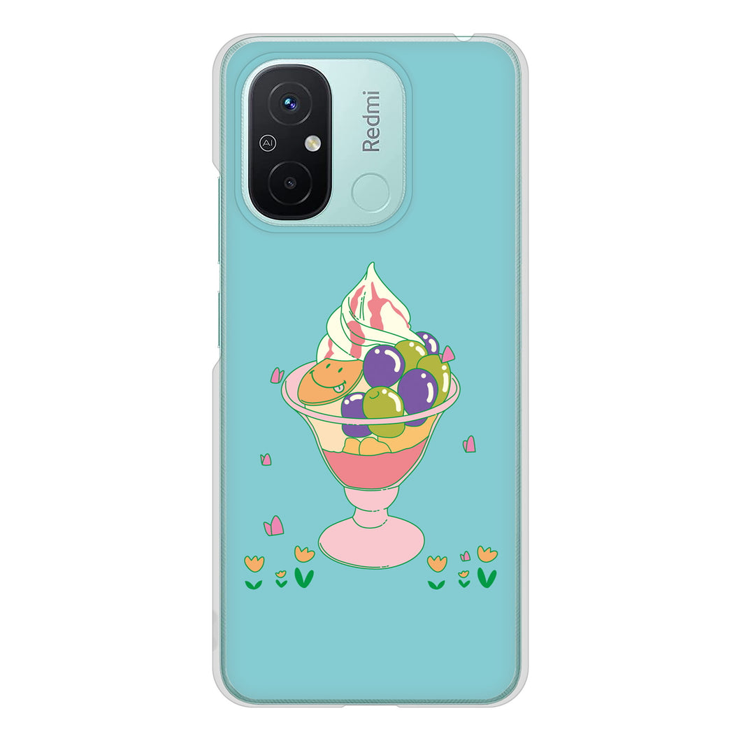 Xiaomi Redmi 12C 高画質仕上げ 背面印刷 ハードケーススイーツイラスト