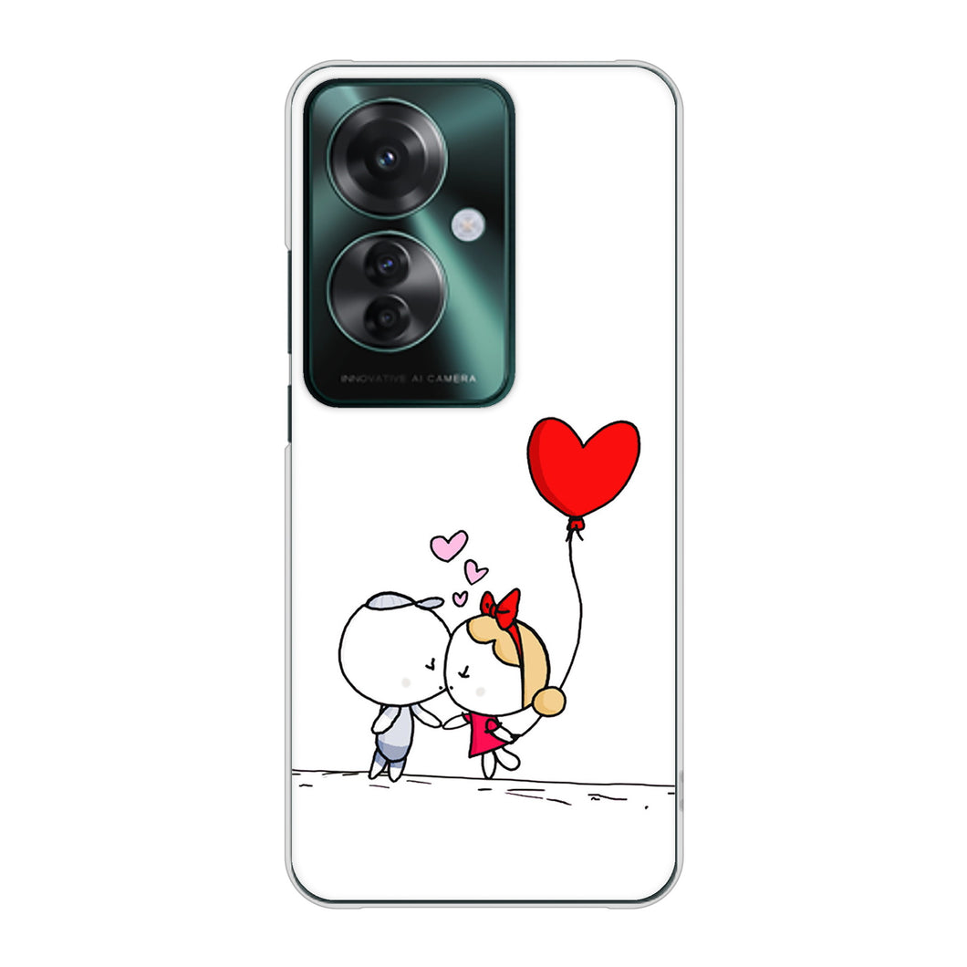 OPPO Reno11 A 高画質仕上げ 背面印刷 ハードケースカップル