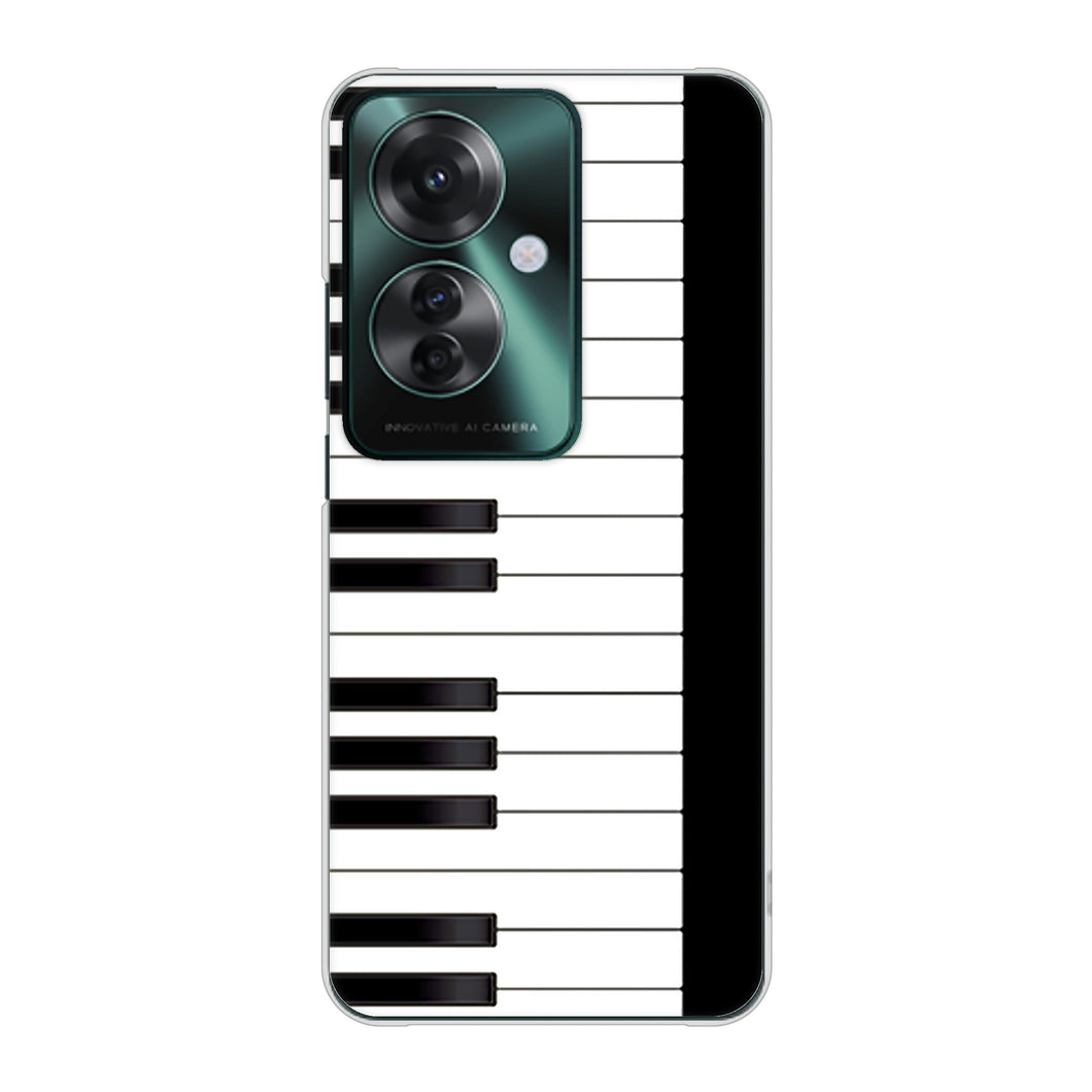 OPPO Reno11 A 高画質仕上げ 背面印刷 ハードケースピアノ