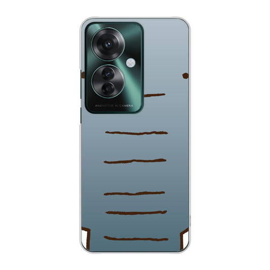 OPPO Reno11 A 高画質仕上げ 背面印刷 ハードケースドアップアニマル