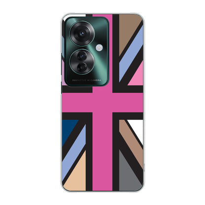 OPPO Reno11 A 高画質仕上げ 背面印刷 ハードケースユニオンジャック