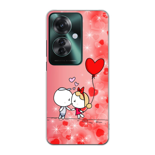 OPPO Reno11 A 高画質仕上げ 背面印刷 ハードケースカップル
