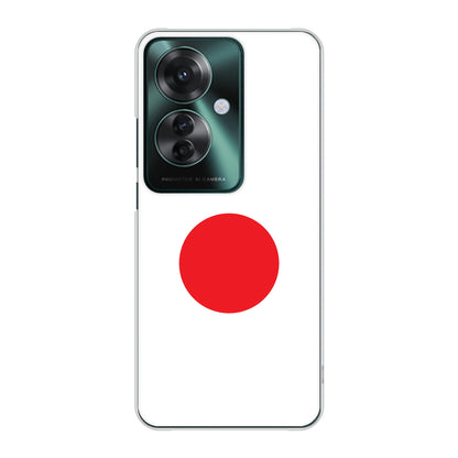 OPPO Reno11 A 高画質仕上げ 背面印刷 ハードケース国旗