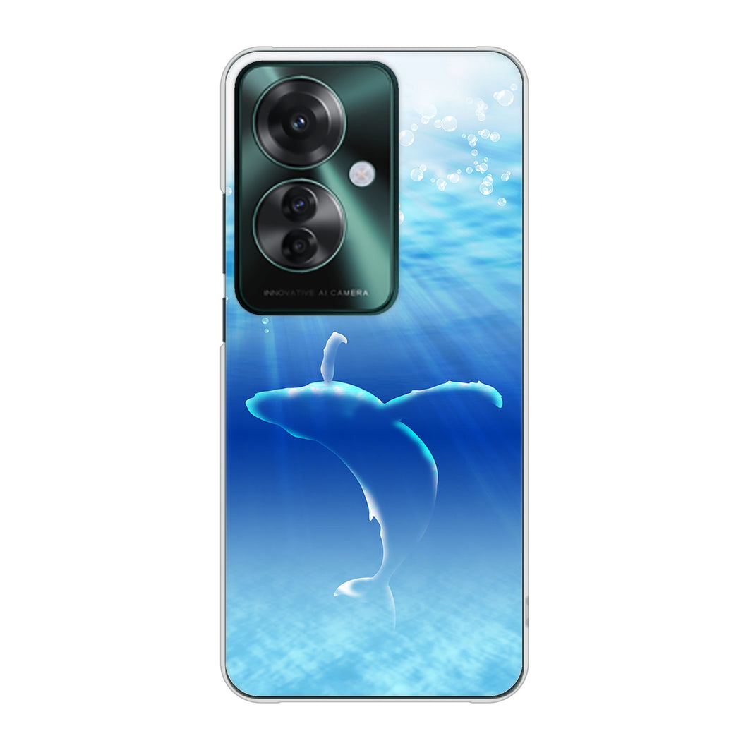 OPPO Reno11 A 高画質仕上げ 背面印刷 ハードケース海の守り神