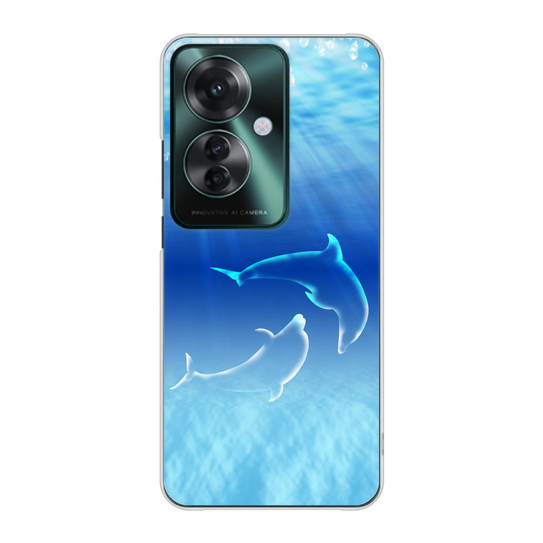 OPPO Reno11 A 高画質仕上げ 背面印刷 ハードケース海の守り神