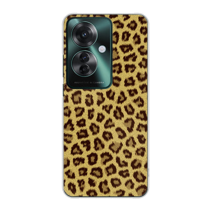 OPPO Reno11 A 高画質仕上げ 背面印刷 ハードケースヒョウ柄ベーシックS