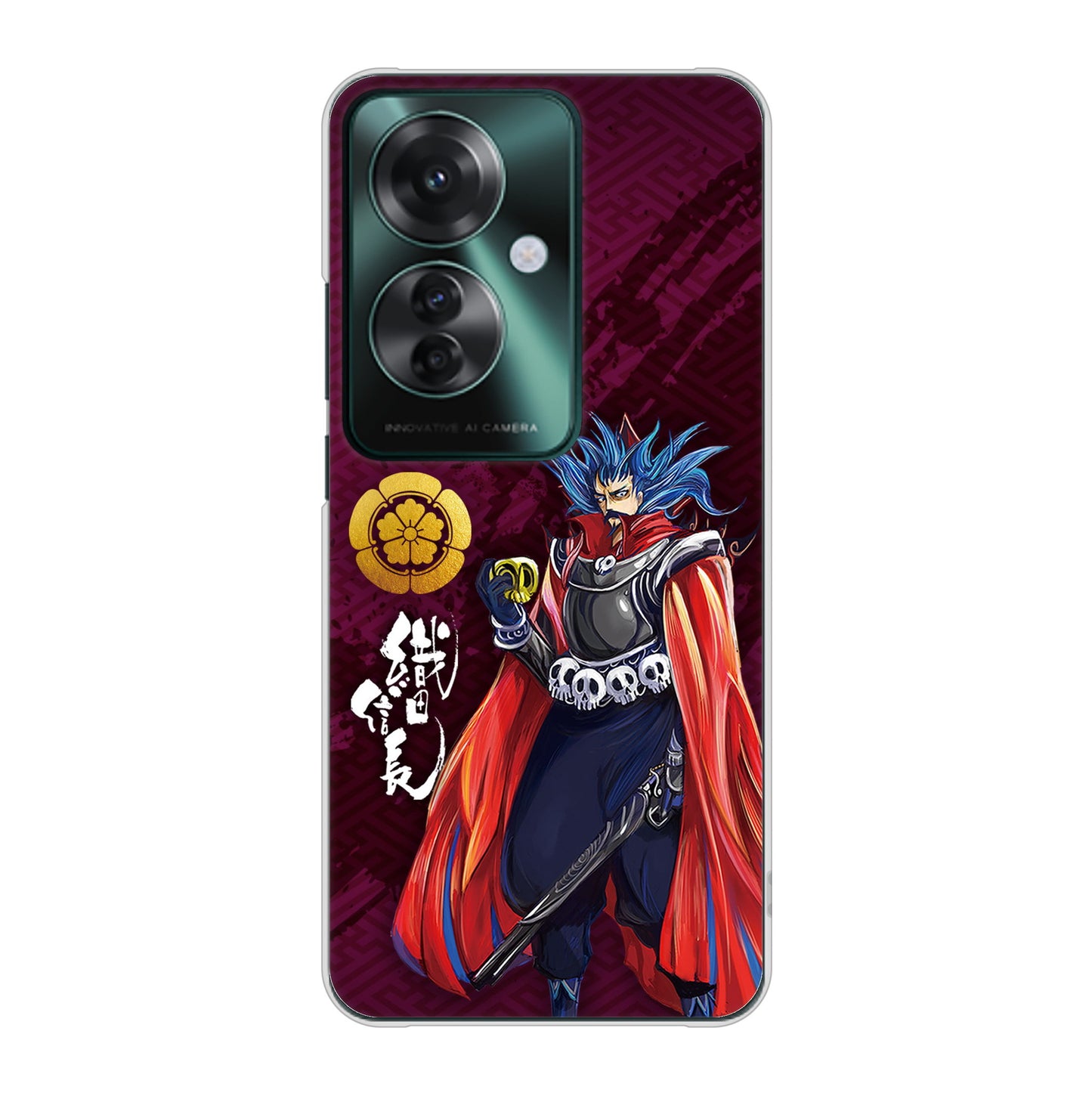 OPPO Reno11 A 高画質仕上げ 背面印刷 ハードケース家紋