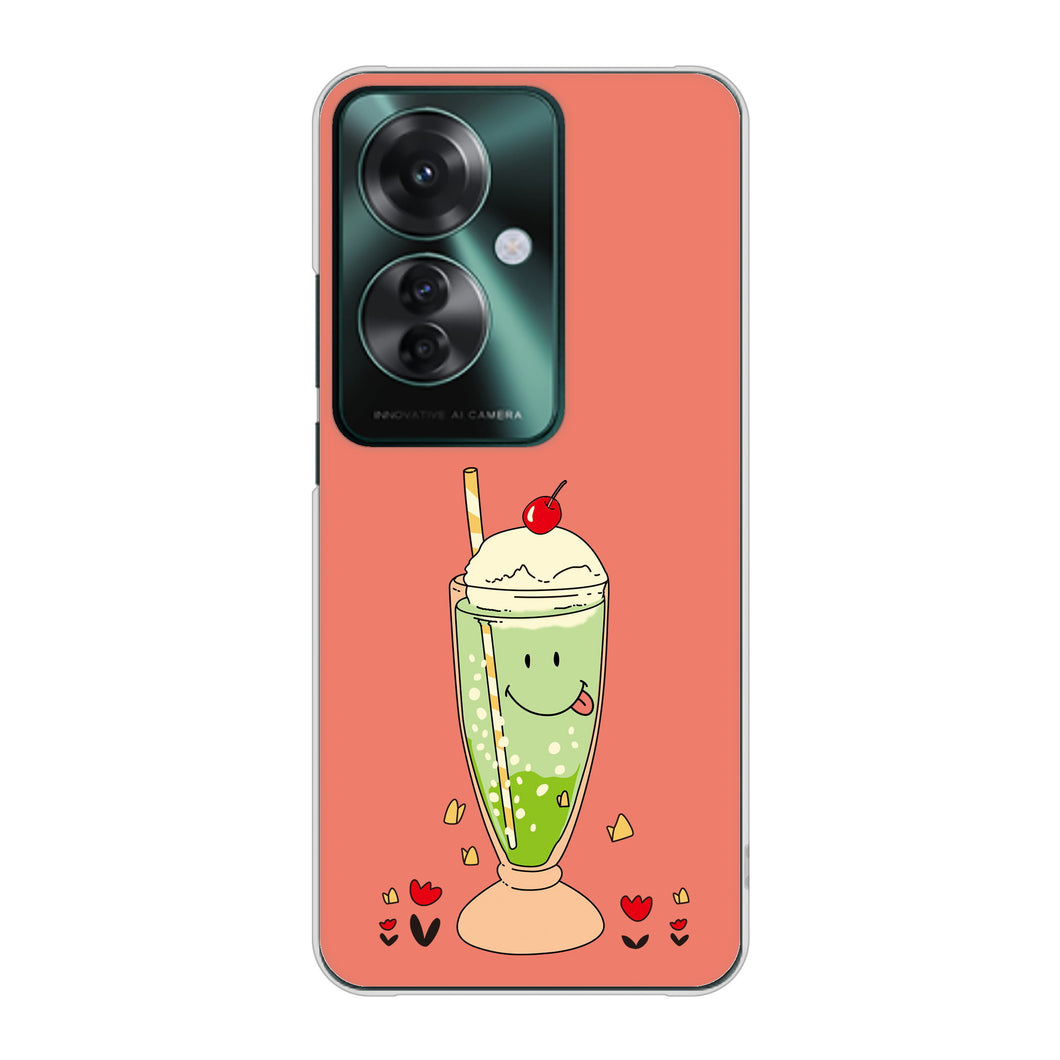 OPPO Reno11 A 高画質仕上げ 背面印刷 ハードケーススイーツイラスト