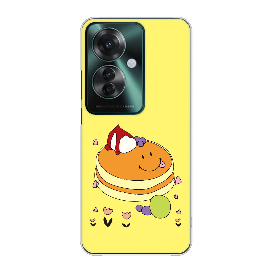 OPPO Reno11 A 高画質仕上げ 背面印刷 ハードケーススイーツイラスト