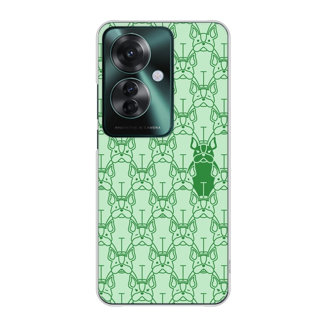 OPPO Reno11 A 高画質仕上げ 背面印刷 ハードケースパターンアニマル