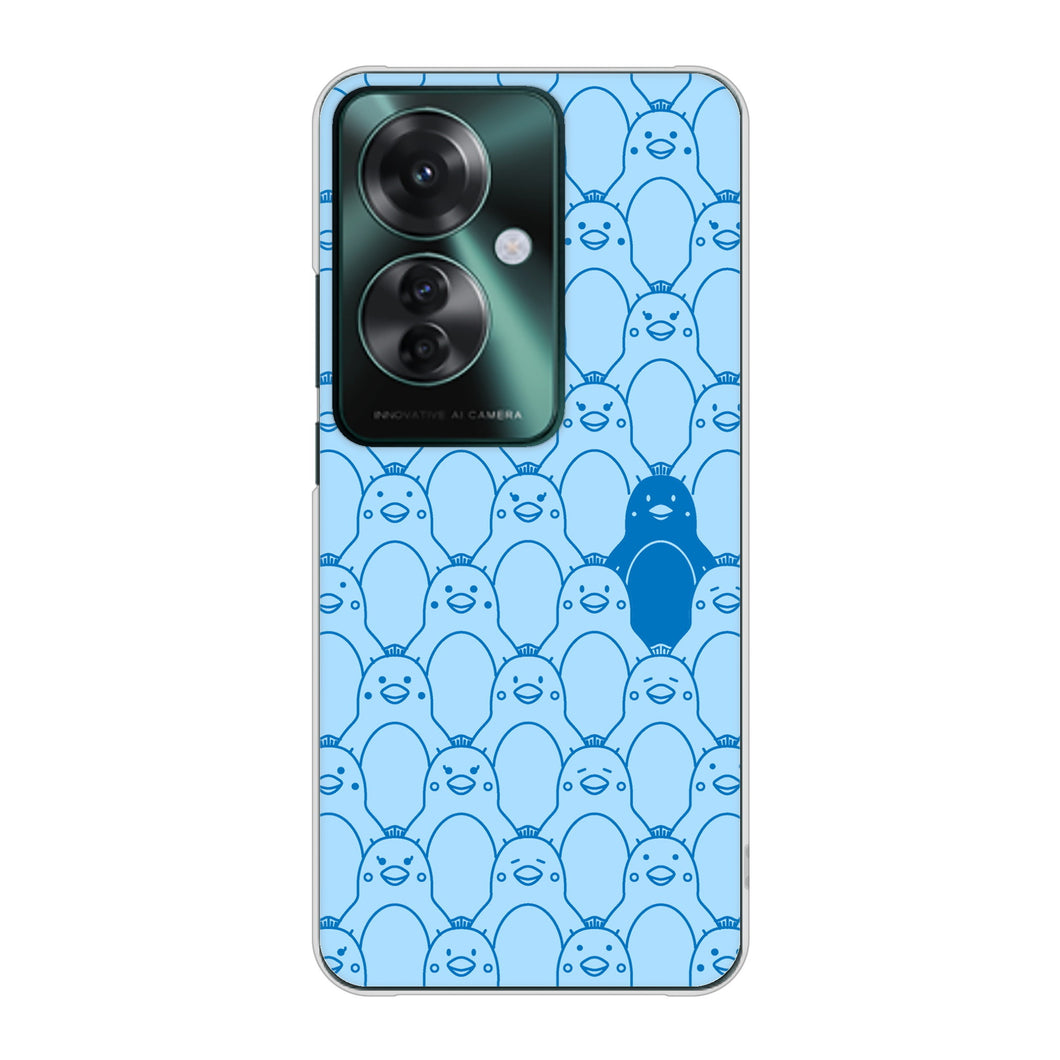 OPPO Reno11 A 高画質仕上げ 背面印刷 ハードケースパターンアニマル