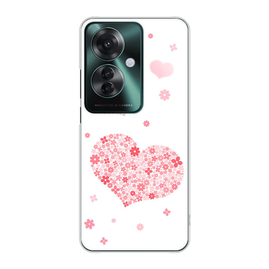 OPPO Reno11 A 高画質仕上げ 背面印刷 ハードケースビッグハート