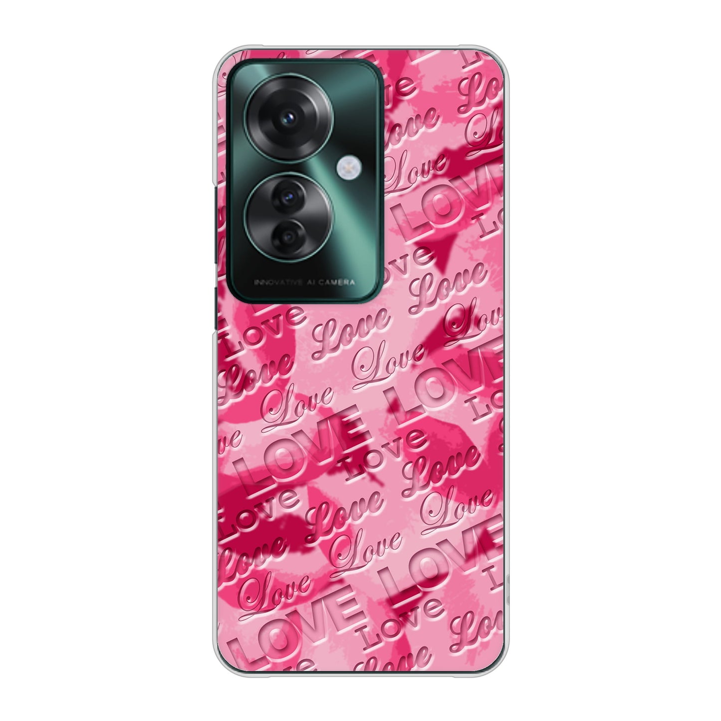 OPPO Reno11 A 高画質仕上げ 背面印刷 ハードケースフラワーヴェルニ