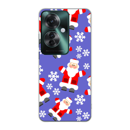 OPPO Reno11 A 高画質仕上げ 背面印刷 ハードケースクリスマス
