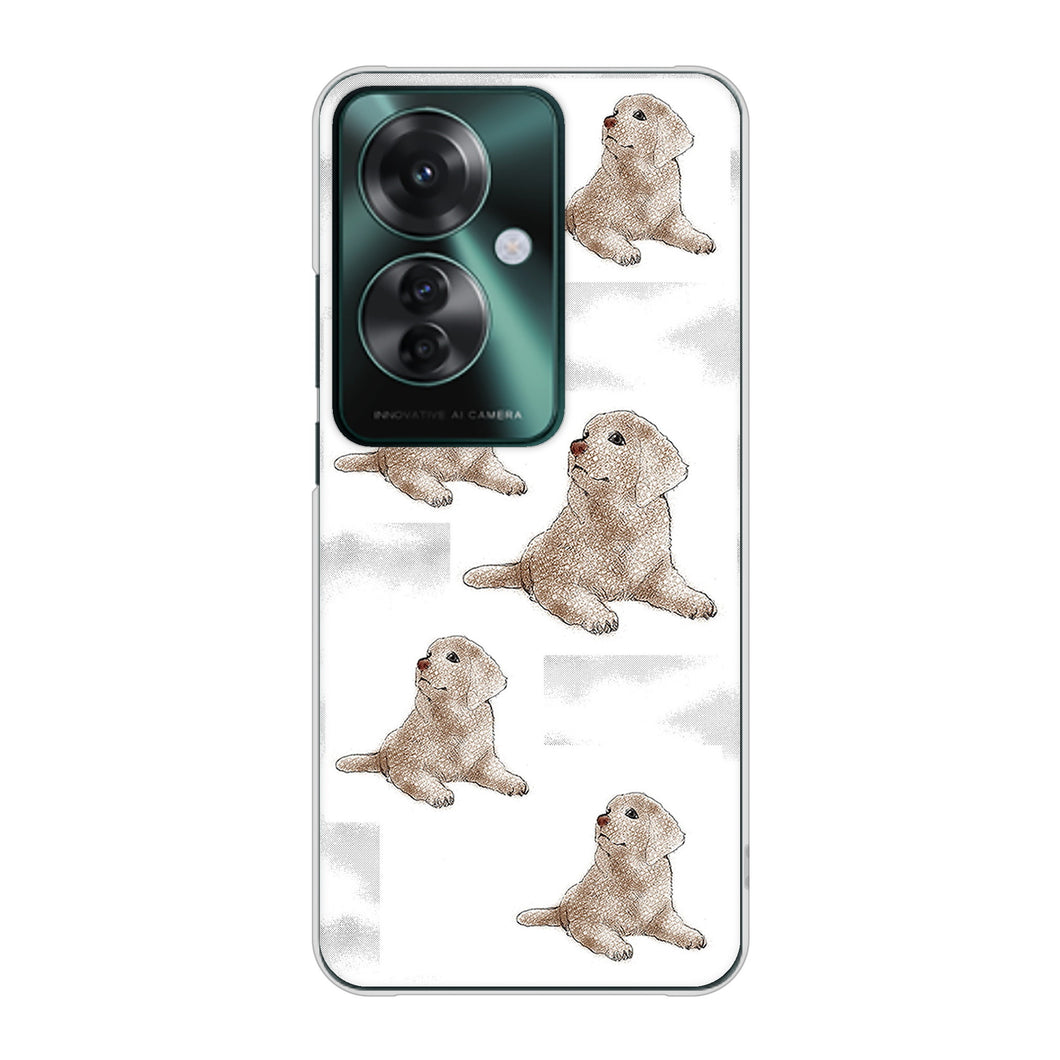 OPPO Reno11 A 高画質仕上げ 背面印刷 ハードケースラブラドールレトリバー